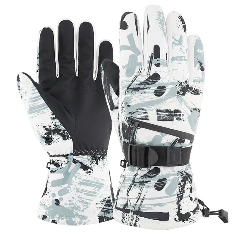 

Unisex Winter Gloves Ski Gloves Waterproof Touchscreen Work Thermal Gloves Warm Windproof Gloves For Sports Hunting Fishing