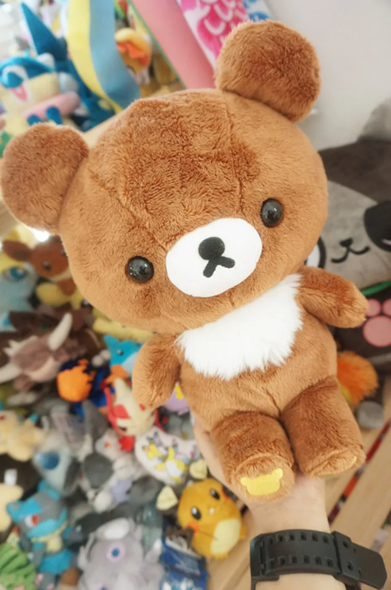 Новый милый медведь Rilakkuma chaiроликогума большая плюшевая игрушка 30 см мягкие