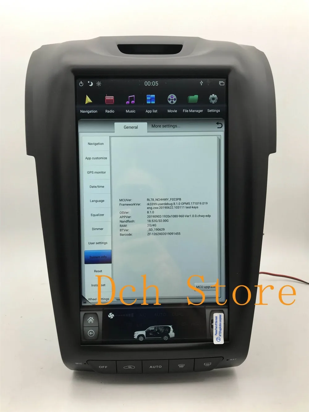 12,1 дюймов вертикальный tesla стиль Android 8,1 автомобильный dvd-плеер gps Navi Радио для ISUZU D'MAX DMAX MUX Chevrolet S10 Авто Стерео PX6