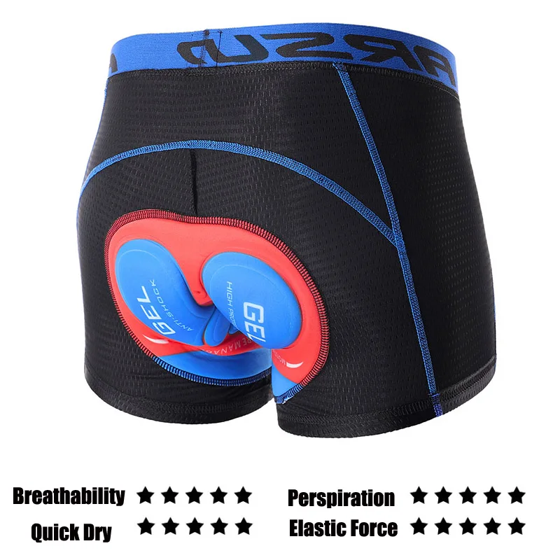 

2020 Top Cycling Underwear 5D Gel Padded Men Cycling Shorts for Women Downhill Mtb Tights Breathable Quick Dry Bicycle Clothing