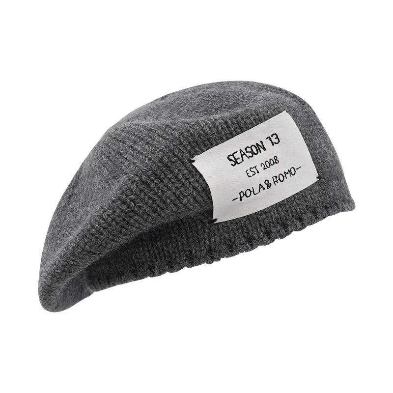 

Design knitted woolen hat for keeping warm in autumn and winter