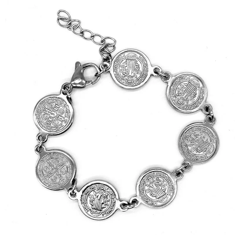 AMUMIU Gog Tag Couple Chain Bracelet for Women Man Buddha Religion Custom Stainless Steel Promise Gifts B076 | Украшения и