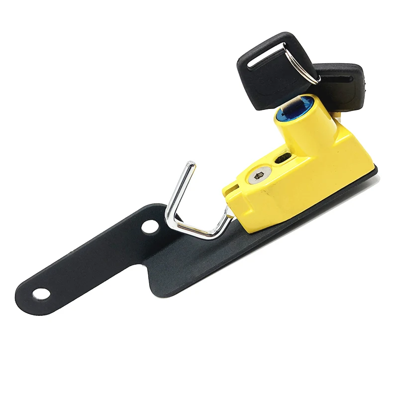 Мотоциклетный шлем замок Крепление крюк сторона Противоугонная безопасность с 2