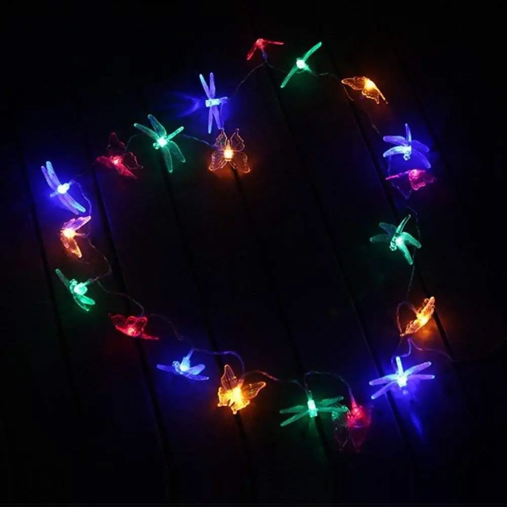 Солнечные гирлянды для улицы 20 светодиодный на солнечных батареях с