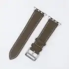 Кожаный ремешок для Apple watch band 44 мм 40 мм 38 мм 42 мм, один туристический браслет для часов iwatch series 5 4 3 6 se 7 45 мм 41 мм