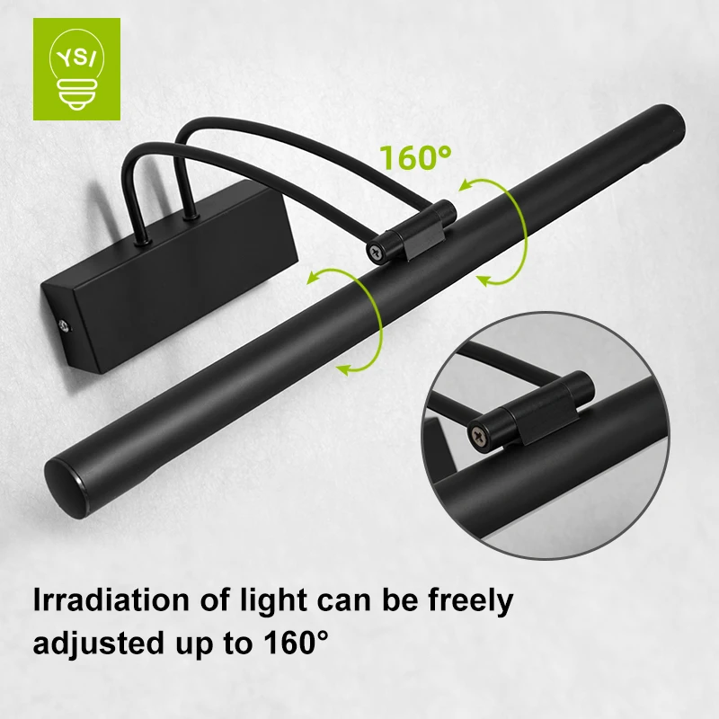 Водонепроницаемый светодиодный зеркальный светильник современная настенная