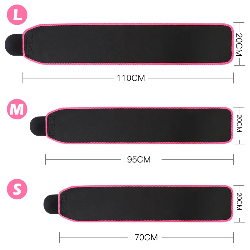 

Adjustable Waist Tummy Trimmer Slimming Sweat Belt Fat Burn Shaper Wrap Band Weight Loss Exercise back support for lift XA14E