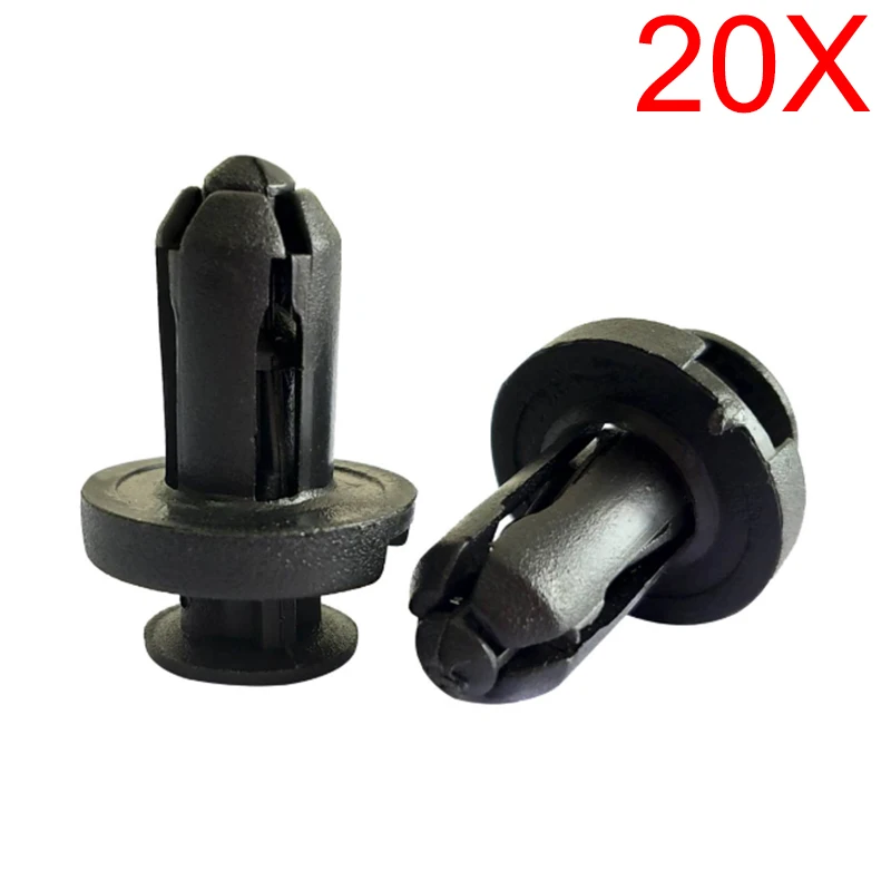 20x зажимы для бампера автомобиля фиксатор заклепок Крепежные Зажимы Honda 10 мм