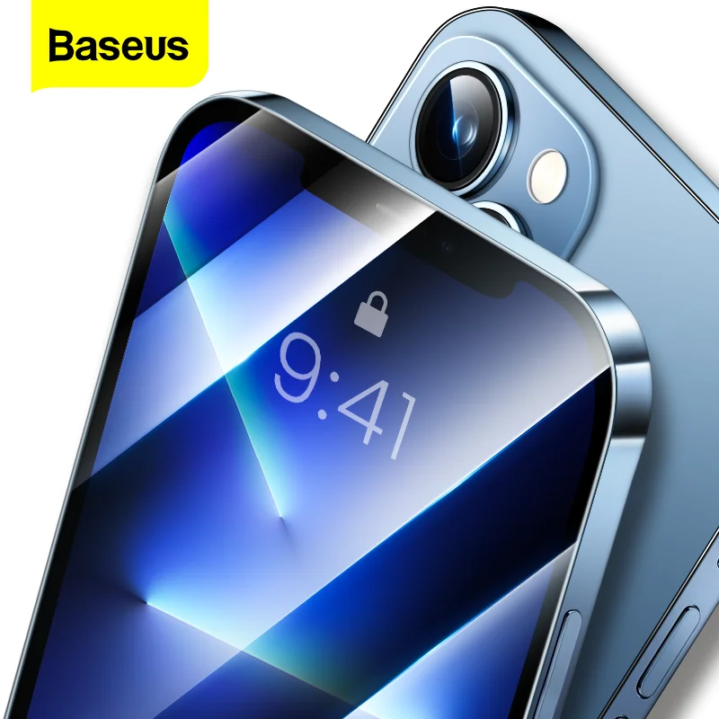 baseus 0 3mm screen protector tempered glass for iphone 13 12 11 pro xs max xr full cover protective glass for iphone 13pro max free global shipping