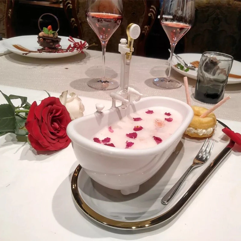 Креативная Коктейльная чашка для мини ванны молочный коктейль холодный напиток