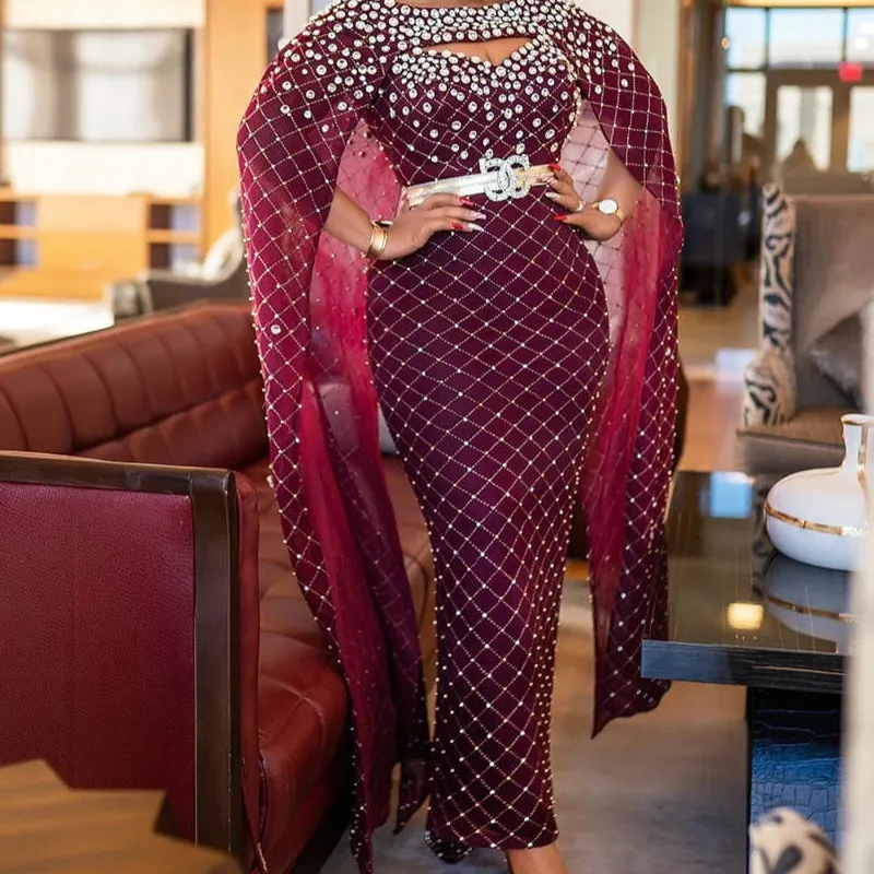 В африканском стиле Вечерние макси платья для женщин в вечернее платье с