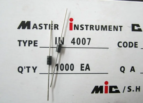 

Высококачественный выпрямительный диод Mxy 100 шт./лот 1N4007 4007 1A 1000V DO-41 IN4007