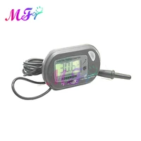 Fish Tank Thermometer Waterproof Electronic Aquarium Thermometer with Probe Temperature Sensor Measuring Tool with Suction Cup