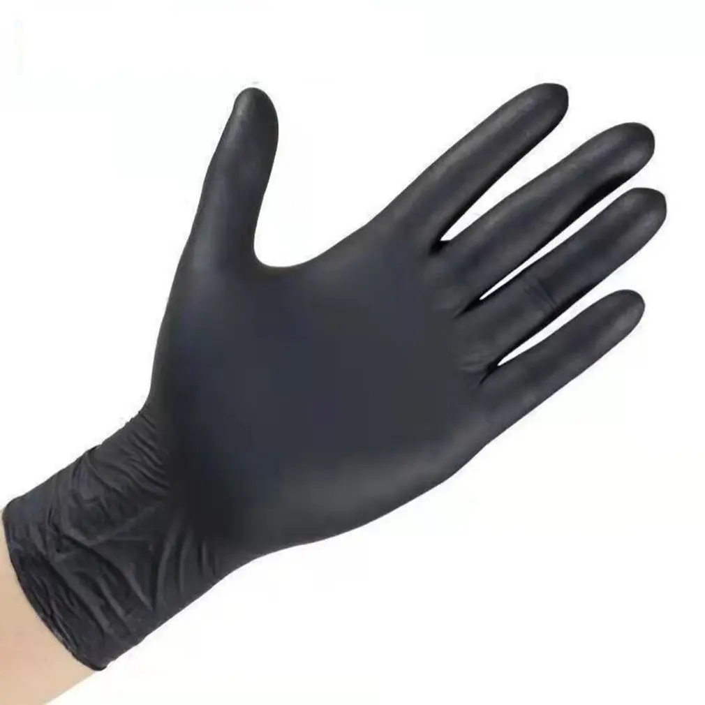 Одноразовые перчатки защитные из пищевого синтетического нитрила латекса