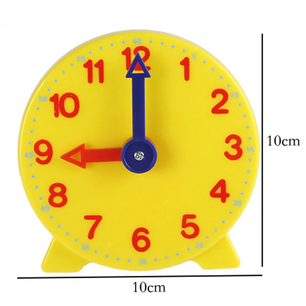 

Early Learning Clock Model Intelligence Development Baby Plastic Toys Children Crafts DIY Cartoon Clock Experiment Math
