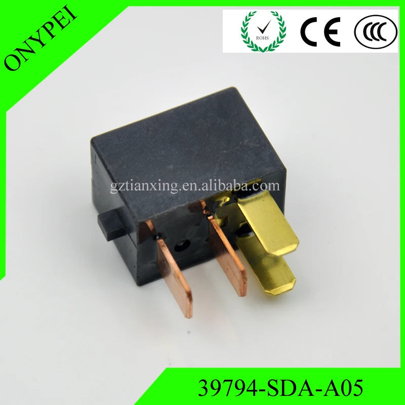 OEM #39794SDAA05 12V автомобильное черное реле кондиционирования воздуха для Honda 39794-SDA-A05