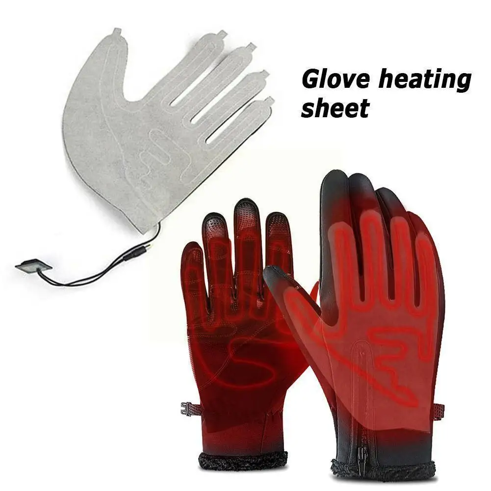 

Five-finger Gloves Heating Sheet Electric Glove Heating Heat Far Adjustment Three-gear Temperature Infrared Sheet Usb Z4a1