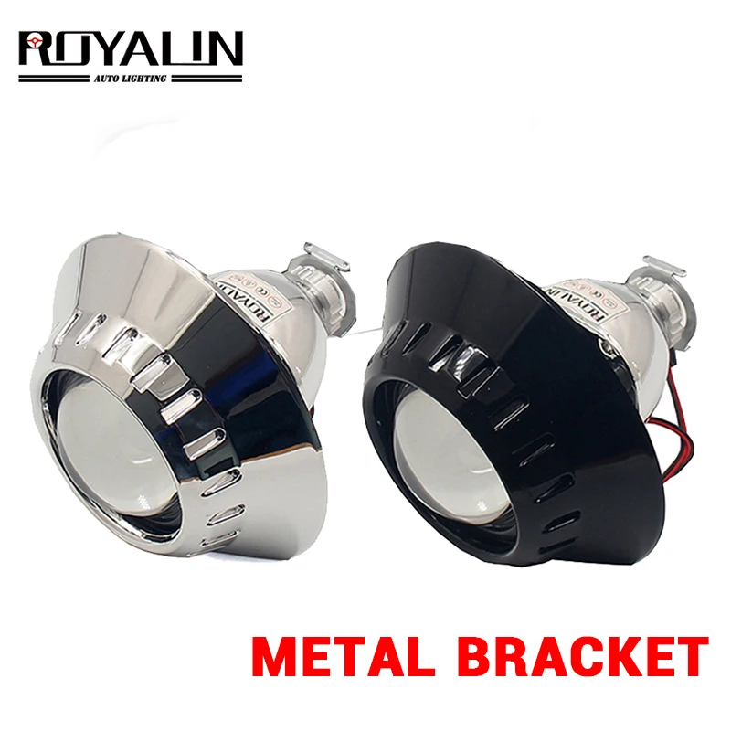 ROYALIN мини би ксеноновые H1 объектив проектора w/E46 R Расширенный кожухи для BMW M3