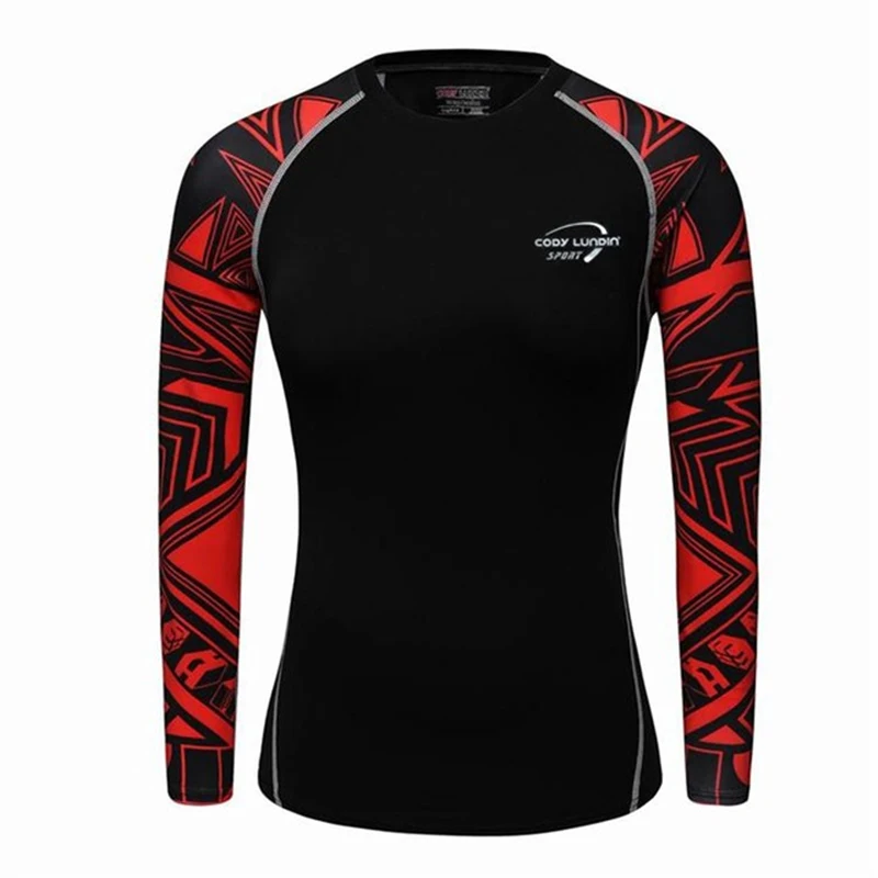 

2021 New women compression long sleeve t shirt casual fitness elastic clothes tights quick dy thermal base layer tops