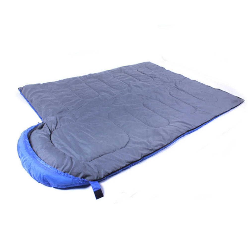 Открытый путешествия Кемпинг с капюшоном держать теплый гусиный хлопок спальный