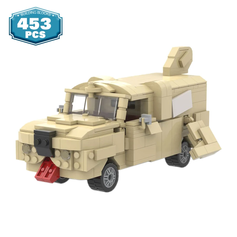 

Technical Car Camping Shower Dumb Dumber Mutt Cutts Dog Van Animal Camp Bus Building Blocks Speed Champion Toys for Children