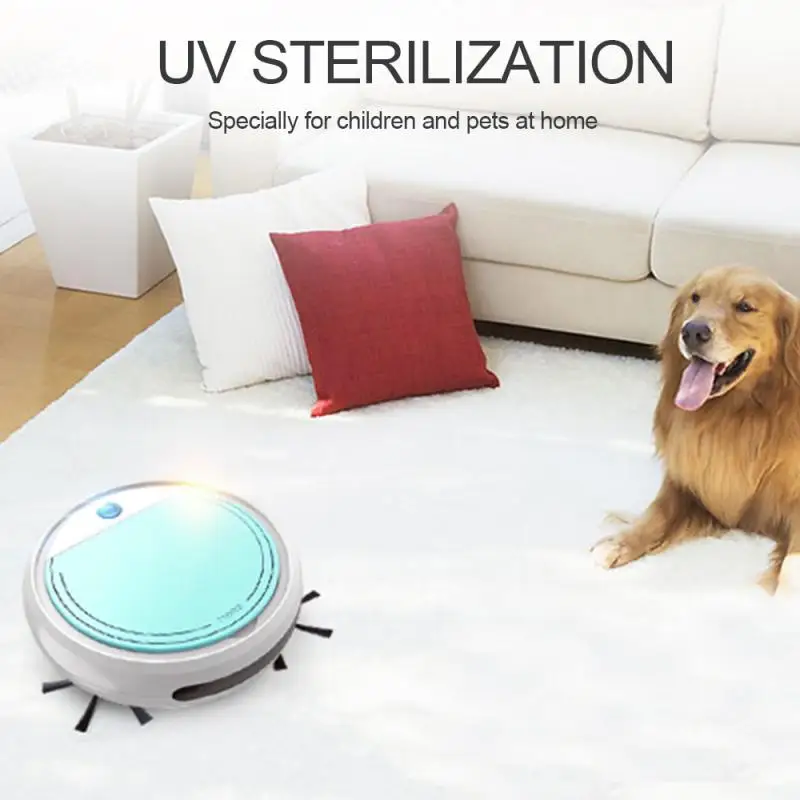 1800Pa Multifunctional Smart Robot Vacuum Cleaner 3-In-1 USB Charge Dust Cleaning Dry Wet Sweeping for Home | Дом и сад