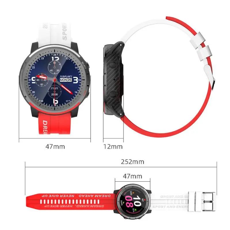 

Smart Band Blood Pressure Heart Rate Monitor Fitness Tracker Smart Watch Waterproof Sports Smart Watch Men Women Two-color