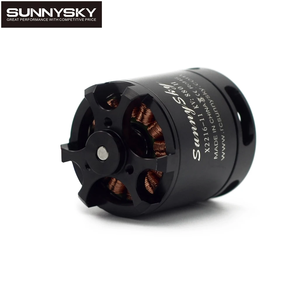 Sunnysky X2216 KV880/KV1100/KV1250/KV1400/KV1800/KV2400 2 4S Внешний бесщеточный двигатель для
