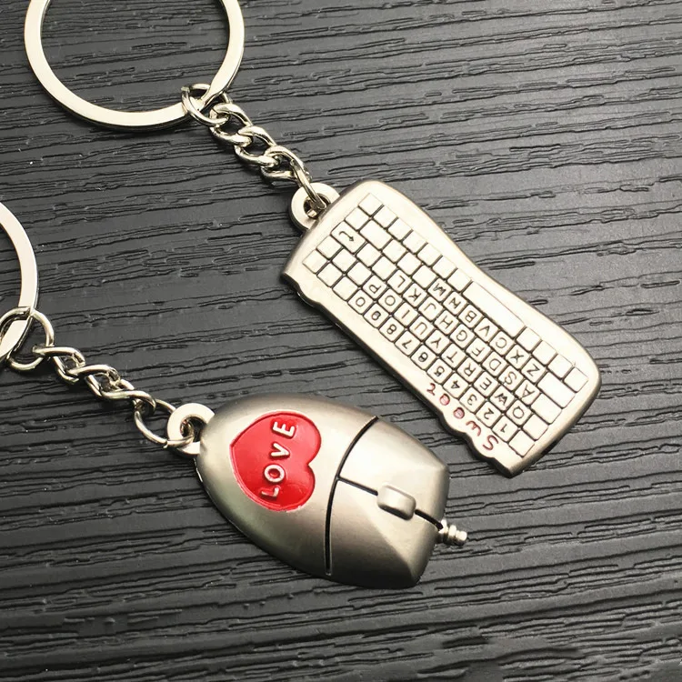 Брелок для ключей Mini Mouse металлический 2 шт./компл. брелок с цепочкой &quotLove" |