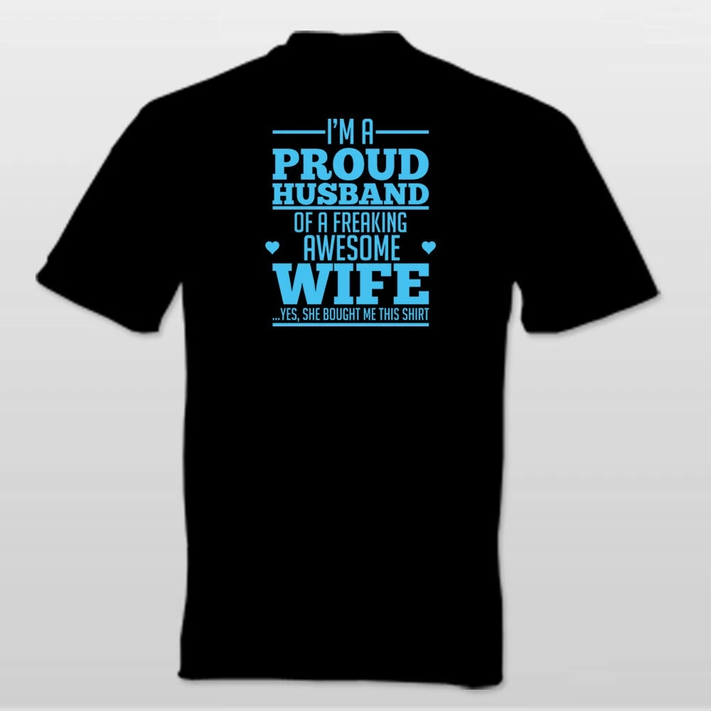 Забавная футболка с надписью PROUD husman новые футболки на День святого Валентина