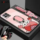 Окрашенные фотообои для OPPO Realme 8i 7i вращающаяся подставка с кольцом Магнитный чехол для Realme 8 чехол из закаленного стекла для телефона 7 6 Q3 Q2 чехлы