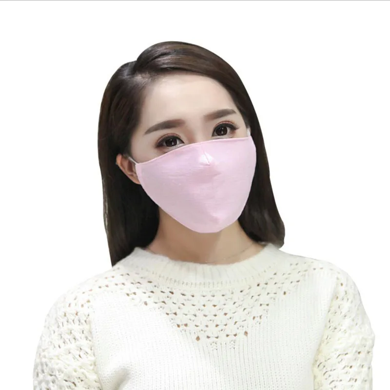 

12pcs/lot Cotton Solid color Mouth Masks Adjustable Washable Anti dust Mask Face Windproof Mouth-muffle MR156