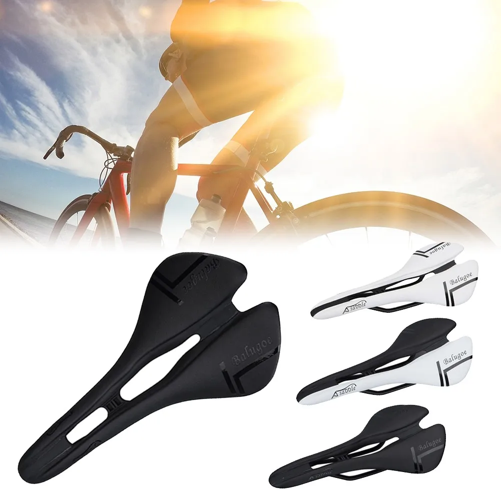 

BALUGOE Ultra-Light Bicycle Saddle MTB Road Bike Wide Cushion Seat Nylon Fiber Racing Saddle Bike Cushion 2021 New