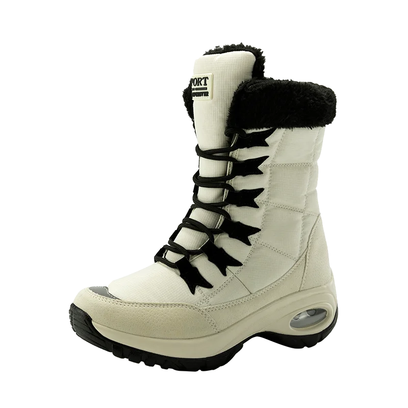 

Women Boots Waterproof Winter Shoes Women Snow Boots Platform Keep Warm Ankle Winter Boots With Thick Fur Heels Botas Mujer 2019