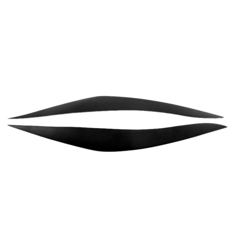 

for BMW 5 Series F10 F11 F18 2010-2017 Gloss Black Headlights Eyebrow Eyelid Trim Cover Sticker Refitting