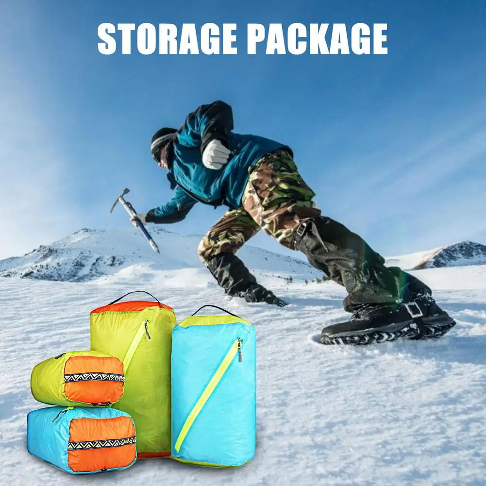 

Nylon Storage Bag For Camping Hiking Waterproof Compression Stuff Sack Outdoor Camping Sleeping Bag Cover Climbing Accessories