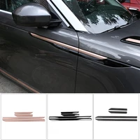 abs carbon fiberglossy black fender side air vent outlet cover trim for land rover range rover velar 2017 2021 auto accessories