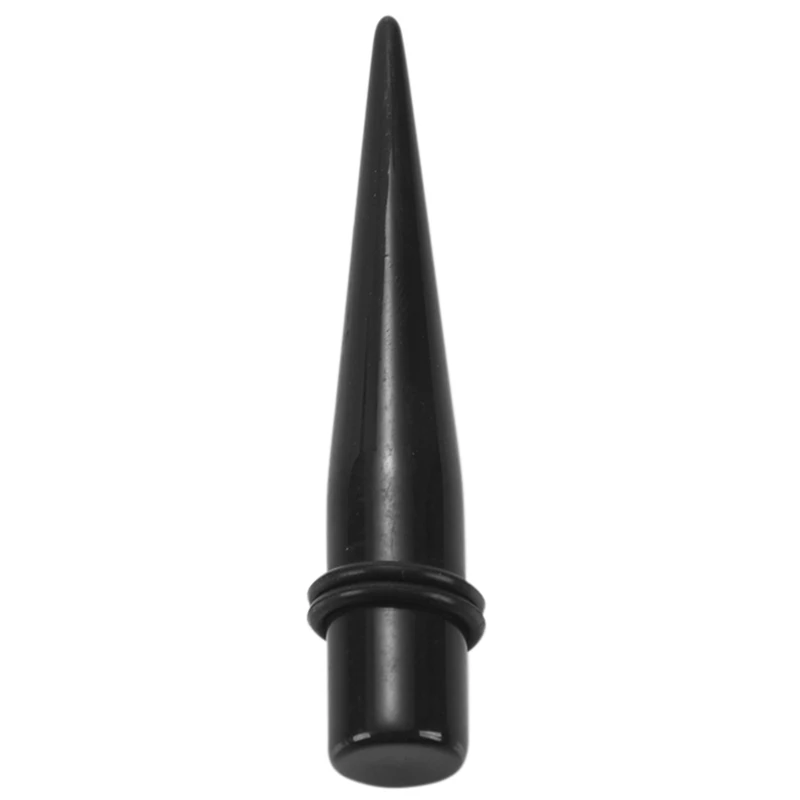 

18 Pieces Ear Tapers Full Kit Acrylic Earring Stretcher Tunnel (Black)