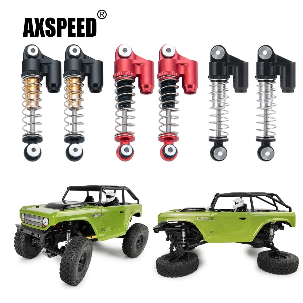 Enlarge AXSPEED Aluminum Alloy 31mm Shock Absorber Damper for Axial SCX24 90081 AXI00001 AXI00002 1/24 RC Crawler Car Parts Accessories