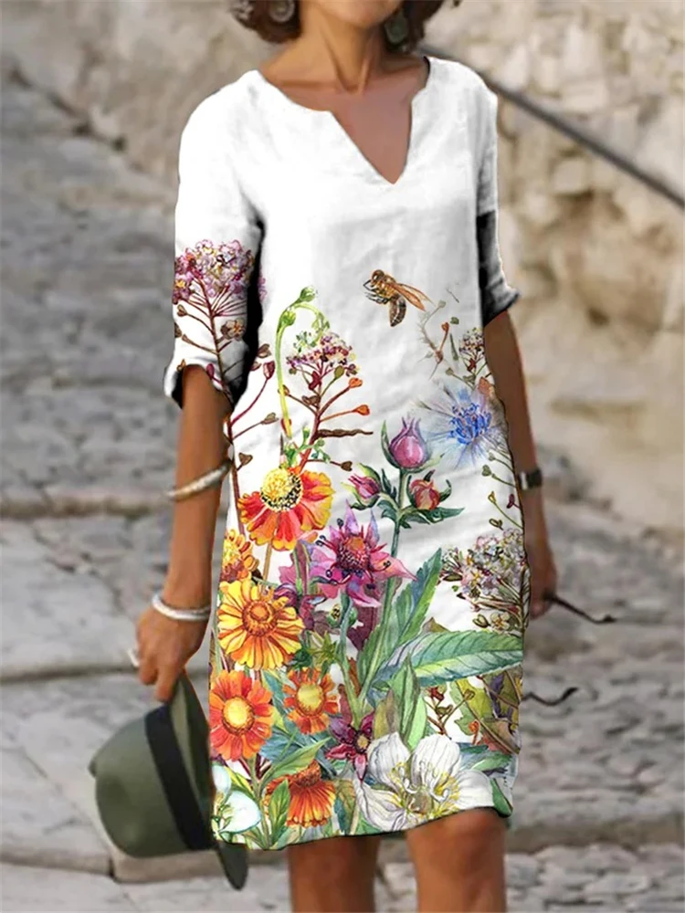 

2021 hotLarge sizes dresses elegant women dresses fashion loose dresses ladies