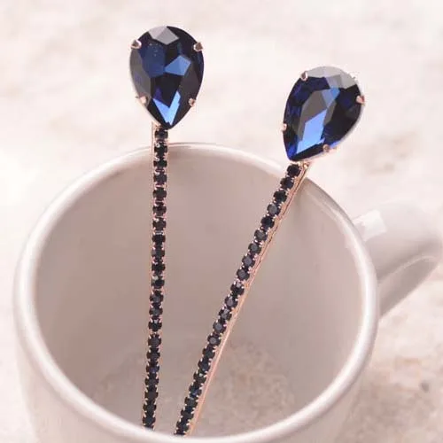 (2 шт./лот) необычная заколка для волос с кристаллами Стразы микс женских