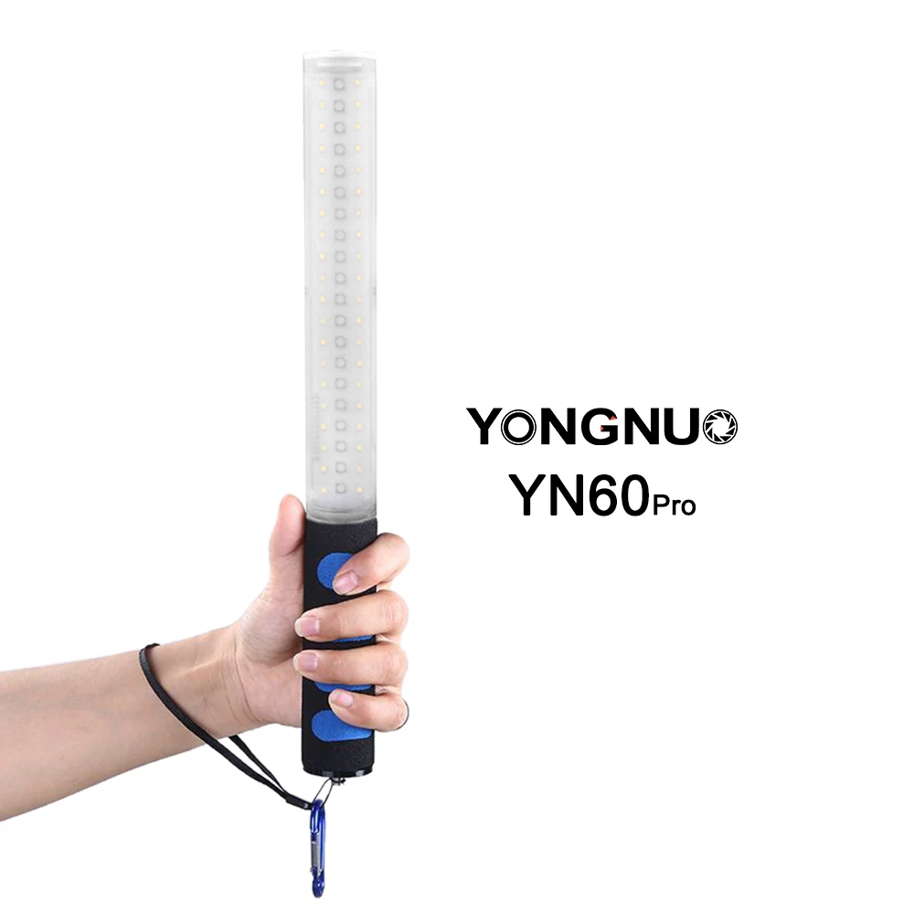 YN60pro with Handle YONGNUO YN60 YN60 Pro 3200-5500K Светодиодная панель видео свет встроенный аккумулятор 5200 мАч цифровая зеркальная камера освещение для Nikon Canon sony - Цвет: YN60pro with Handle
