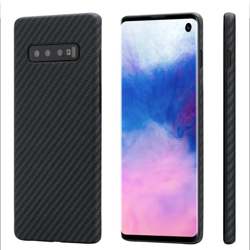Чехол из углеродного волокна S10 Plus для Samsung роскошный чехол Note 10 + задняя крышка