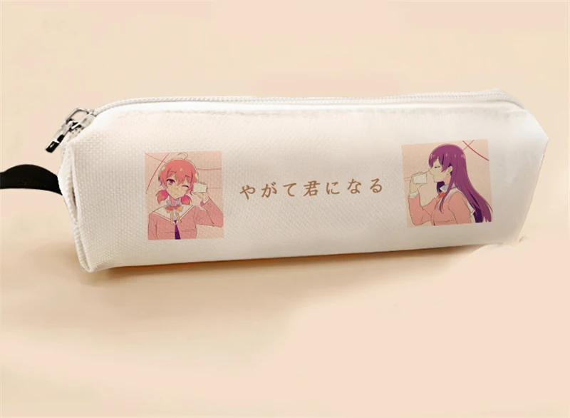 1pcs Anime Cartoon Bloom Into You Student Pen Bag Pencil Case Stationery Organizer Holder Pouch Boy Girl Gift |