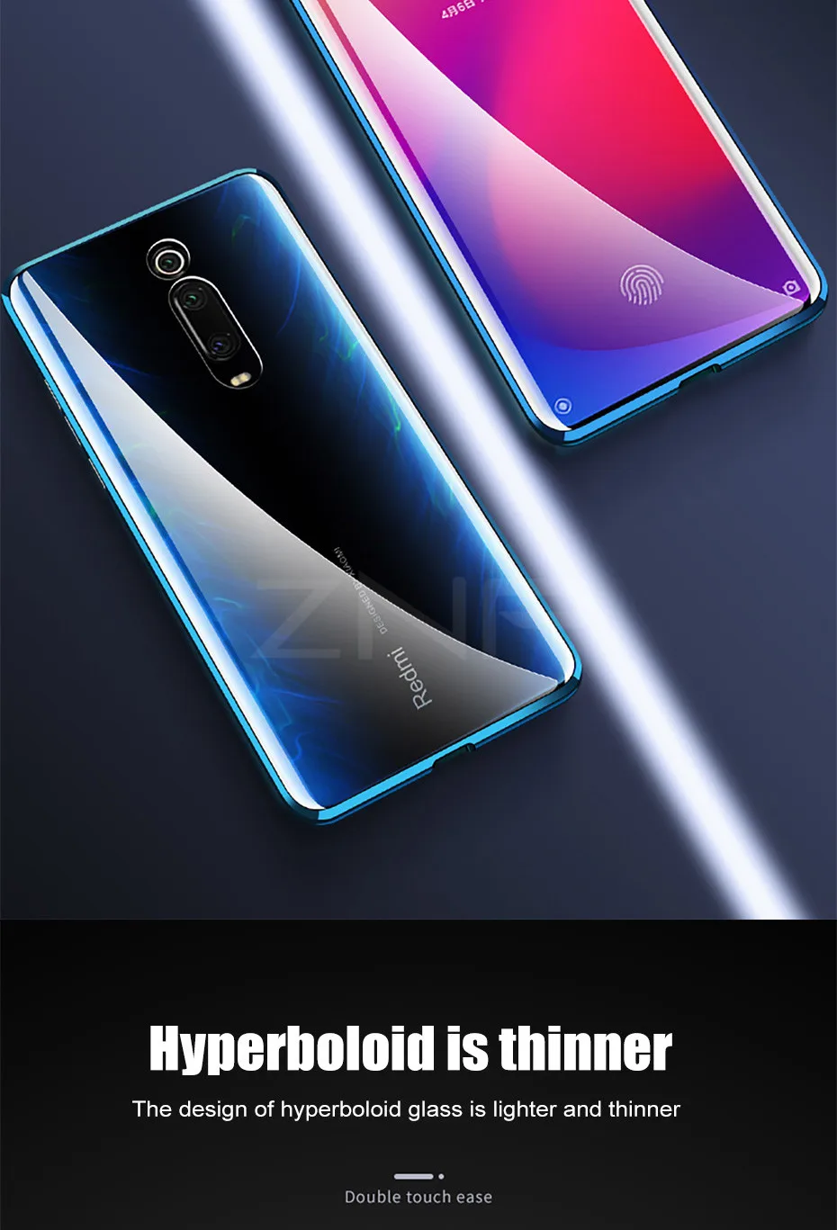 ZNP Магнитный адсорбционный металлический чехол для телефона для Xiaomi 8 9 SE 9T Pro двухсторонний стеклянный Магнитный чехол для Redmi Note 7 K20 Pro чехол s