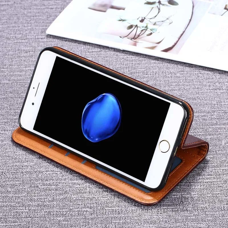 Чехол для Nokia 9 Pure View 1 Plus 2 3 4 5 6 7 8 силиконовый кожаный флип кошелек Магнитный