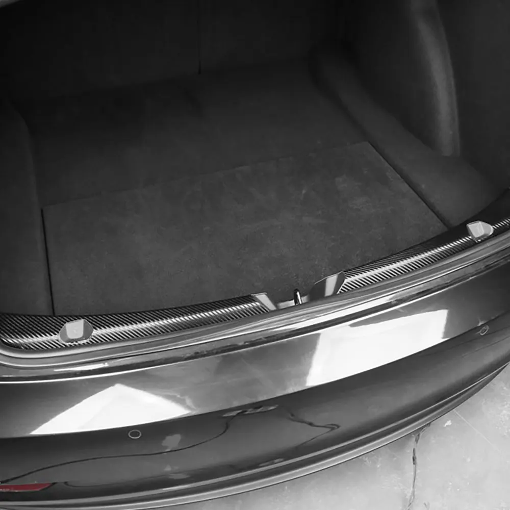 Внутренняя защитная пластина для заднего бампера tesla model 3 17 21 протектор из
