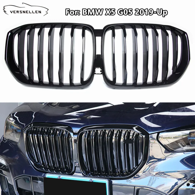 Передние грили G05 из АБС и углеродного волокна гоночный гриль для BMW X5 2019 2020