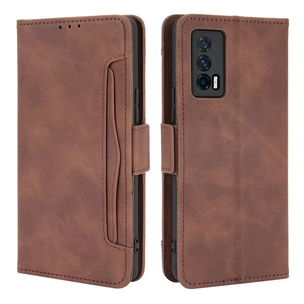 

For Vivo iQOO Neo5 5G Flip Case Removable Card Slot Leather Book Cover for Vivo iQOO Neo 5 Case 360 Protect Wallet Skin Fundas