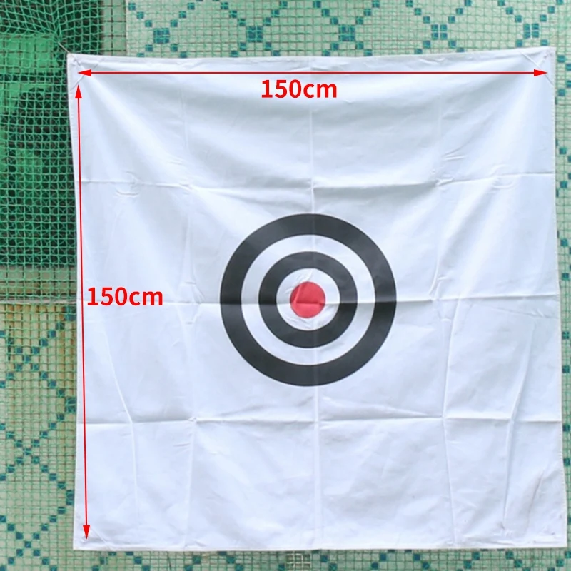 

Golf Net Hitting Cage Practice Net Indoor Outdoor High Impact Double Back Stop with Target Training Ball Return Net